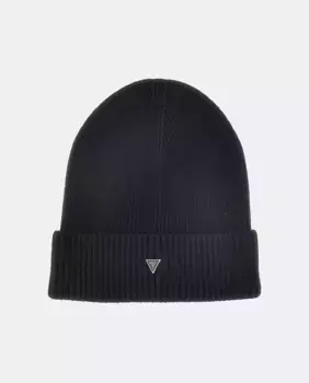 Мужская вязаная шапка Guess, черный