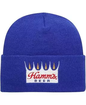 Мужская вязаная шапка Royal Hamms с манжетами American Needle, синий