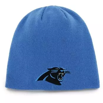 Мужская вязаная шапка с логотипом '47 Blue Carolina Panthers 47 Brand