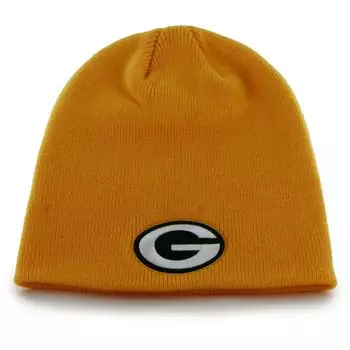 Мужская вязаная шапка с логотипом Green Bay Packers '47 Gold Green Bay Packers