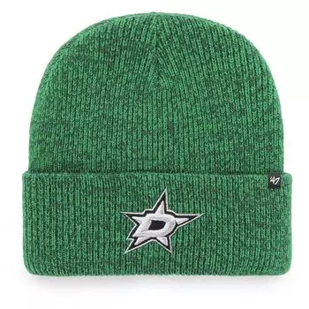 Мужская вязаная шапка с манжетами '47 Kelly Green Dallas Stars Brain Freeze 47 Brand