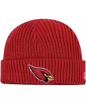 Мужская вязаная шапка с манжетами Cardinal Arizona Cardinals Fisherman Skully New Era, красный