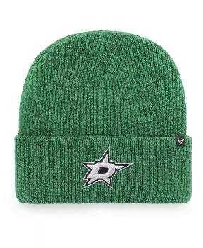 Мужская вязаная шапка с манжетами Kelly Green Dallas Stars Brain Freeze '47 Brand