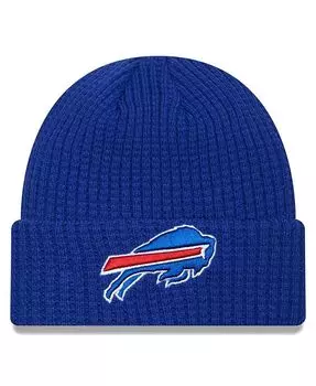 Мужская вязаная шапка с манжетами Royal Buffalo Bills Prime New Era, синий