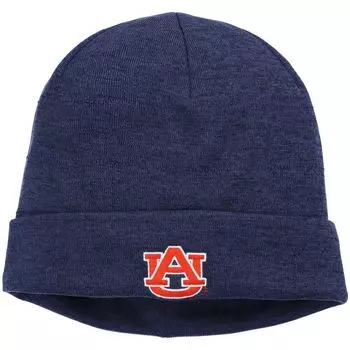 Мужская вязаная шапка с манжетами Under Armour Navy Auburn Tigers 2021 Sideline Infrared Performance