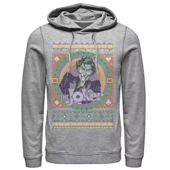 Мужская вязаная толстовка в стиле ретро с Бэтменом и Джокером DC Comics