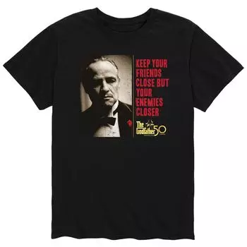 Мужская закрытая футболка The Godfather Friends Licensed Character