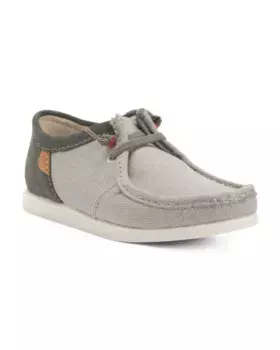 Мужская замшевая повседневная обувь на шнуровке Clarks, серый