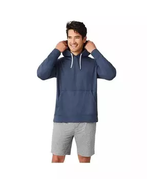 Мужская замшевая толстовка с капюшоном Free Country, синий