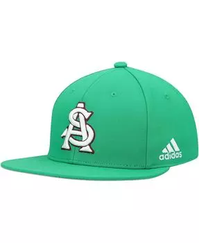Мужская зеленая бейсбольная бейсболка Arizona State Sun Devils On-Field adidas