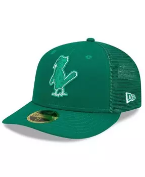 Мужская зеленая бейсболка St. Louis Cardinals 2022 ко Дню Святого Патрика для игры в поле с низким профилем 59FIFTY Облегающая шляпа New Era