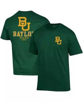 Мужская зеленая футболка Baylor Bears Stack 2-Hit Champion, цвет Green