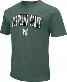 Мужская зеленая футболка Colosseum Portland State Vikings