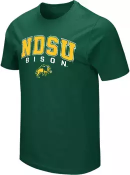 Мужская зеленая футболка Colosseum State Bison North Dakota