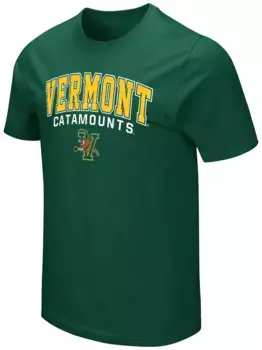 Мужская зеленая футболка Colosseum Vermont Catamounts
