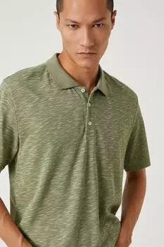 Мужская зеленая футболка Koton, зеленый