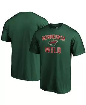 Мужская зеленая футболка Minnesota Wild Team Victory Arch Fanatics, зеленый