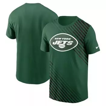 Мужская зеленая футболка New York Jets Yard Line Fashion Asbury Nike