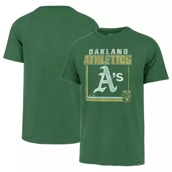 Мужская зеленая футболка Oakland Athletics '47 Borderline Franklin