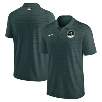Мужская зеленая футболка-поло Colorado Rockies City Connect Victory Performance Nike