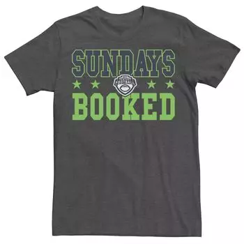 Мужская зеленая футболка с логотипом ESPN Fantasy Football Sundays Booked Licensed Character