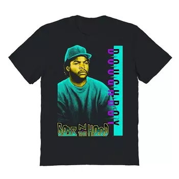 Мужская зеленая футболка с рисунком Boyz N The Hood Licensed Character, черный