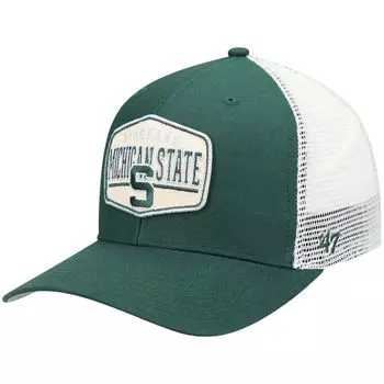 Мужская зеленая кепка '47 Michigan State Spartans Shumay MVP Trucker Snapback