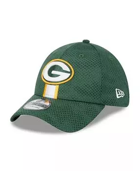 Мужская зеленая кепка Green Bay Packers 2024 Sideline 39THIRTY Flex Hat New Era, зеленый