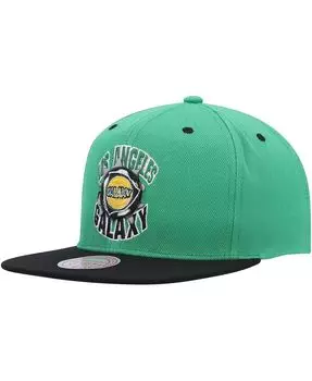 Мужская зеленая кепка LA Galaxy Breakthrough Snapback Mitchell & Ness