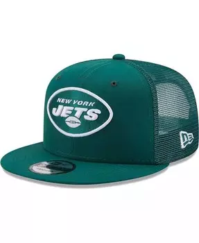 Мужская зеленая кепка New York Jets Classic Trucker 9FIFTY Snapback New Era, зеленый