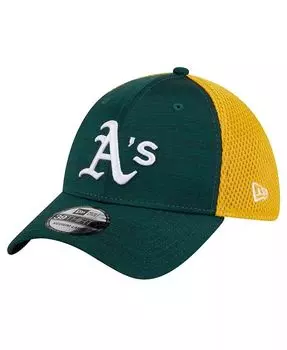 Мужская зеленая кепка Oakland Athletics Neo 39THIRTY Flex New Era, зеленый