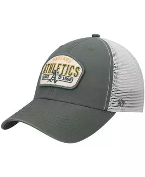 Мужская зеленая кепка Oakland Athletics Penwald Clean Up Trucker Snapback '47 Brand