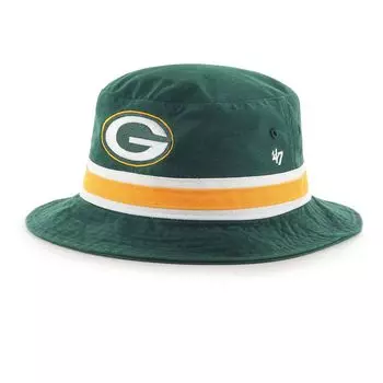 Мужская зеленая панама в полоску Green Bay Packers '47