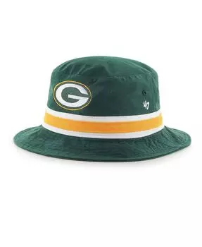 Мужская зеленая панама в полоску Green Bay Packers '47 Brand