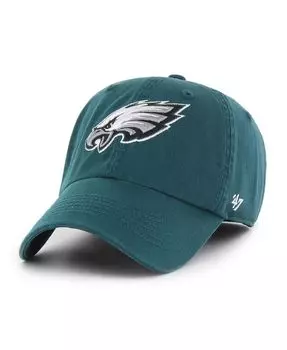 Мужская зеленая приталенная шляпа с логотипом Philadelphia Eagles Franchise '47 Brand