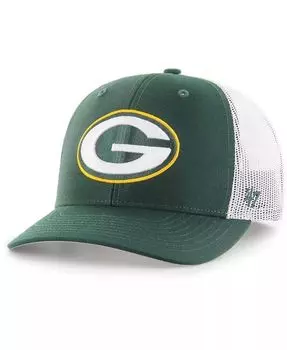 Мужская зеленая регулируемая кепка дальнобойщика Green Bay Packers '47 Brand, зеленый