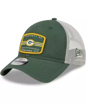 Мужская зеленая регулируемая кепка Green Bay Packers Property Trucker 9TWENTY New Era