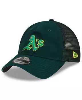 Мужская зеленая регулируемая кепка Oakland Athletics 2022 Batting Practice 9Twenty New Era