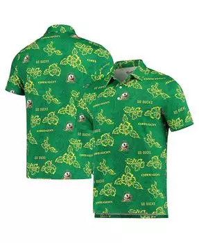 Мужская зеленая рубашка поло oregon ducks performance Reyn Spooner, зеленый