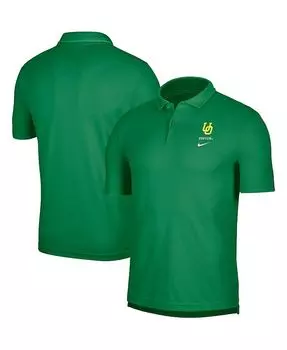 Мужская зеленая рубашка-поло Oregon Ducks UV Performance Nike, зеленый