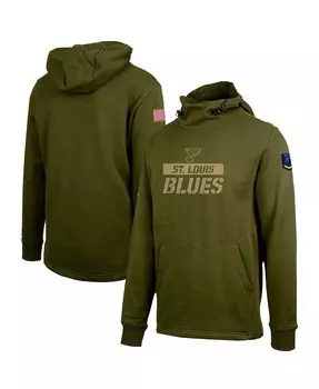 Мужская зеленая толстовка с капюшоном delta shift st. louis blues LevelWear, зеленый