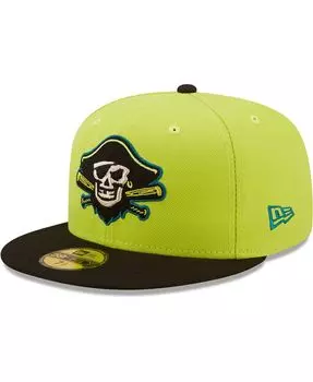 Мужская зелено-черная приталенная шляпа Bradenton Barbanegras Copa De La Diversion 59FIFTY New Era