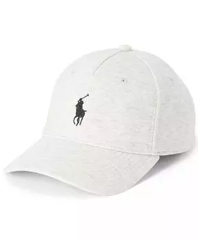 Мужская жаккардовая бейсболка двойной вязки Polo Ralph Lauren, синий