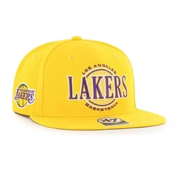 Мужская желтая кепка '47 Los Angeles Lakers High Post Captain Snapback