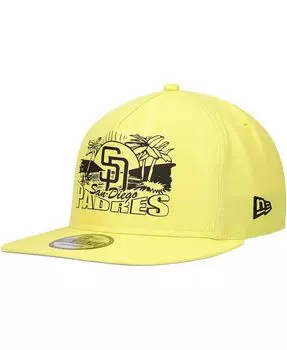 Мужская желтая кепка San Diego Padres Neon Golfer Snapback New Era, желтый
