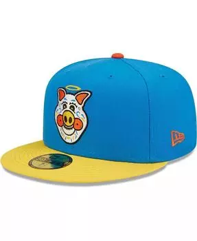 Мужская желтая королевская шляпа Santos de San Pablo Copa De La Diversion 59FIFTY приталенная шляпа New Era, синий