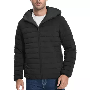 Мужская зимняя куртка Pioneer Camp Sherpa Lined, черный/серый