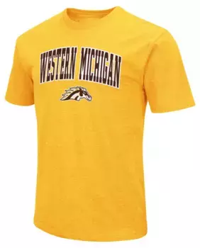 Мужская золотая футболка Colosseum Western Michigan Broncos