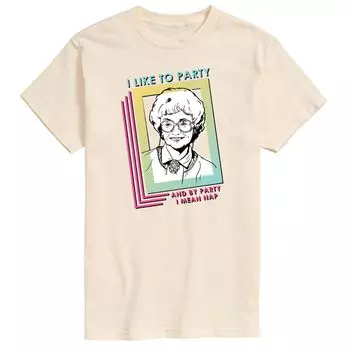 Мужская золотая футболка для вечеринок для девочек Licensed Character