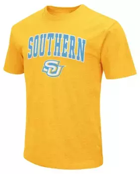 Мужская золотая футболка Jaguars Южного университета Colosseum